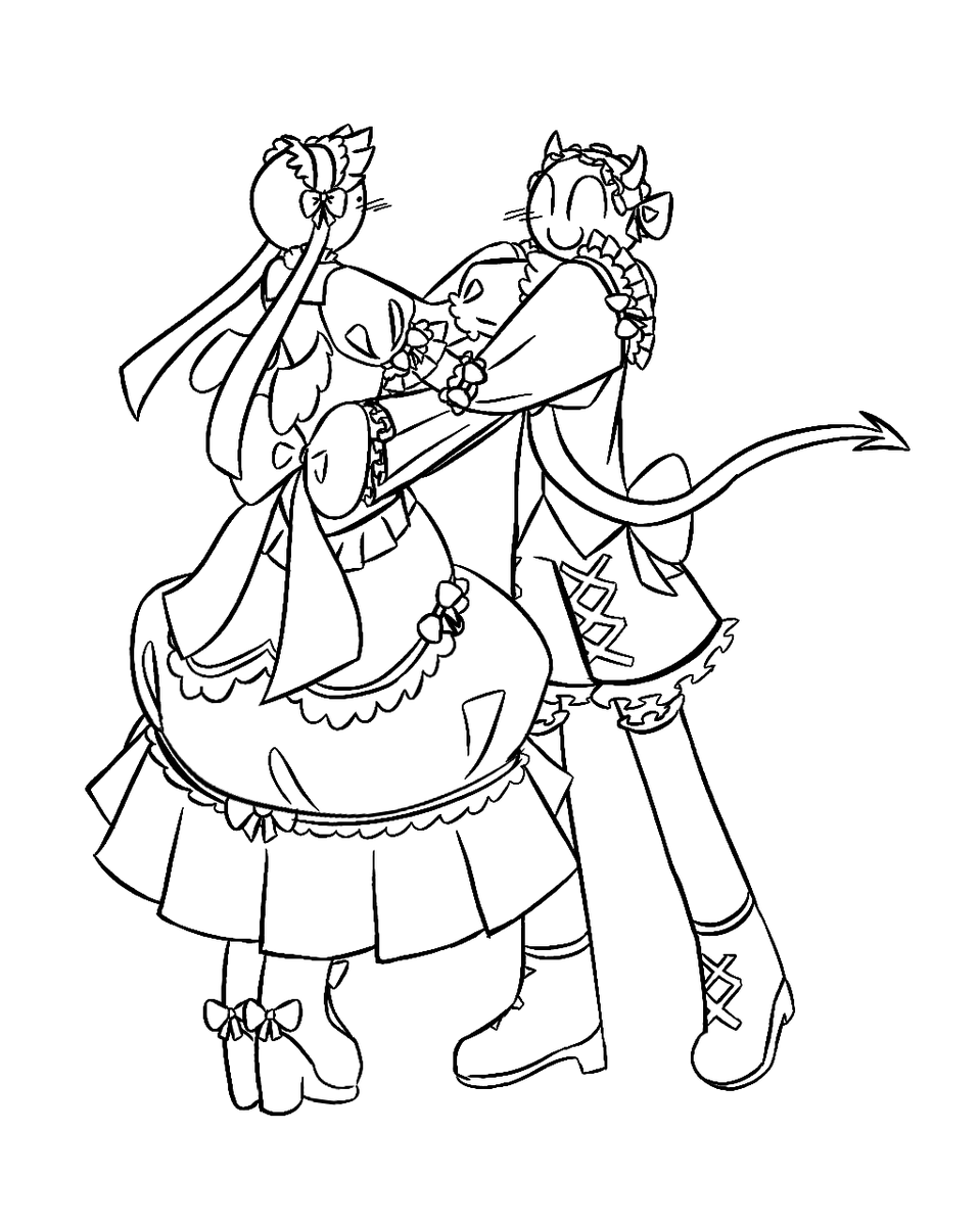 pitiablePanda's tweet photo. 🎈☀️ drawn in cute(?) outfits.
#mo4 #MARIKINonline4_fanart https://t.co/4qnuWeVg2i