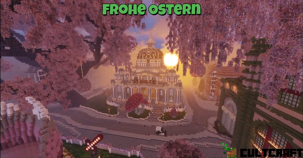 CultCraft's tweet photo. Frohe Ostern wünscht das CultCraft-Team. 🐣 https://t.co/6qAvs0rvmt