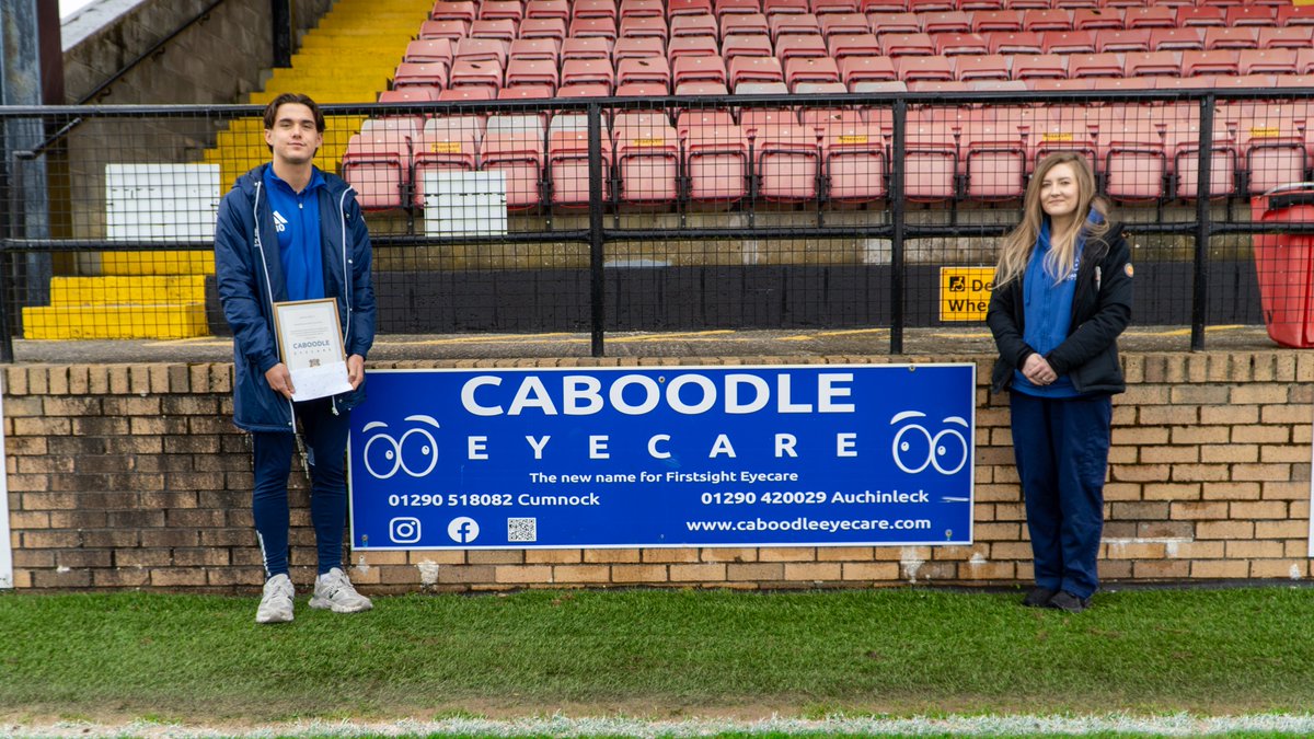 atfc1909's tweet image. 🎖️ Caboodle Eyecare March Player of The Month - Cameron Keay

We thank Caboodle Eyecare for their continued sponsorship of the award🤝

Hear from Cammy at 6:30pm

#eppp
