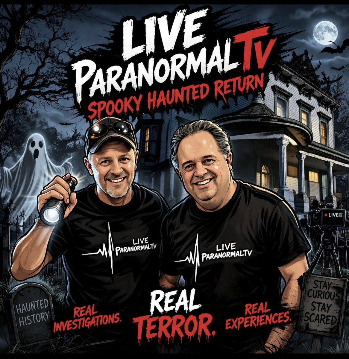 LIVEParanrmalTv's tweet photo. ANNOUNCEMENT…
This Friday we’re heading out to a familiar place… Stay tuned for more details to come later this week👻 https://t.co/Y6ZO7s8Mkq