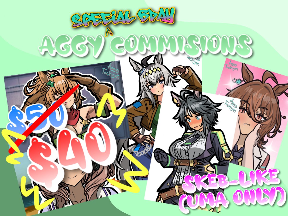Agnes Tachyon (Comms Open) tweet media