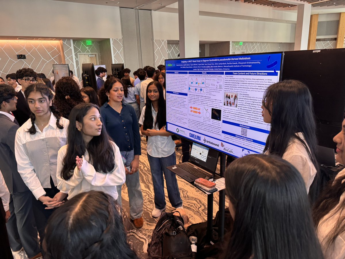 DrBrittCantrell's tweet photo. BioBuilder Southeast Regional brought together student scientists pushing the boundaries of synthetic biology & problem solving. Proud to see this level of talent from @FCSchoolsGA students from @AllianceAI, @DenmarkHS, @LambertHS, @NForsythHigh & @SouthForsythHS
#weDOscience 𧬠https://t.co/0mOsw53itj