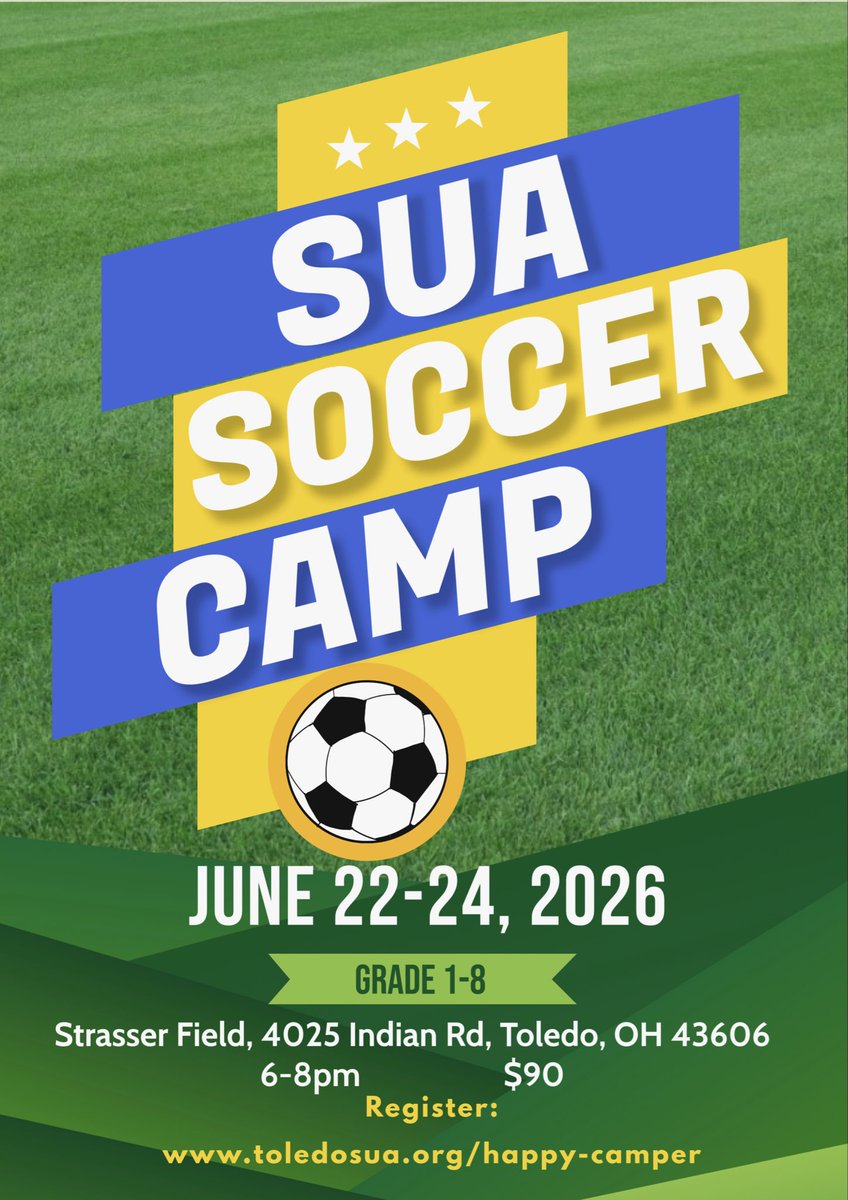 SOCCERSUA's tweet photo. Camp Season is just around the corner! Sign up today! ⚽️🏹🏆U https://t.co/RXjEnuZeDV