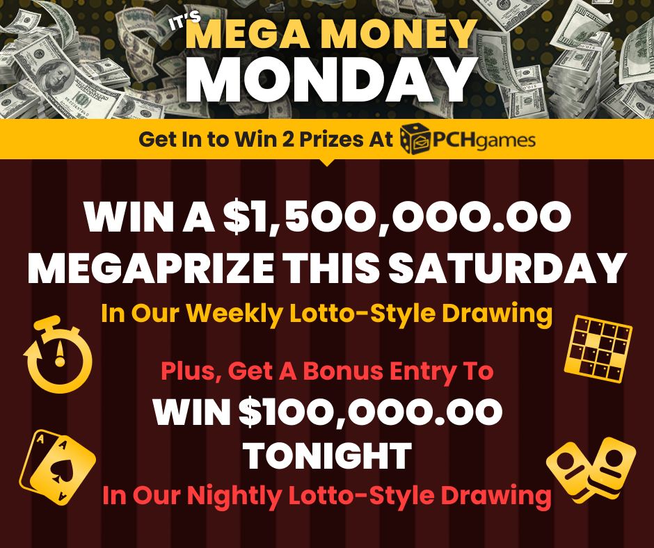 pchdotcom's tweet photo. Who wants some MEGA money? 💃🎉💸 Come enter to win today: https://t.co/995MyIsidh 

MegaPrize may be paid out over time. For details, see Official Rules. https://t.co/ZjeU9zmnN5