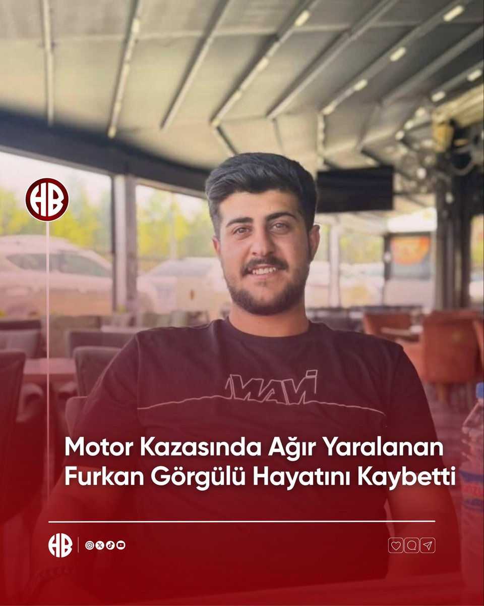 hepsibingol's tweet photo. Geçirdiği motosiklet kazası sonucu ağır yaralanarak yoğun bakıma alınan Furkan Görgülü’den acı haber geldi. Yapılan tüm müdahalelere rağmen kurtarılamayan Görgülü’nün vefat ettiği öğrenildi.
Merhuma Allah’tan rahmet, ailesine ve yakınlarına başsağlığı diliyoruz. https://t.co/4rY8rDs0Fa