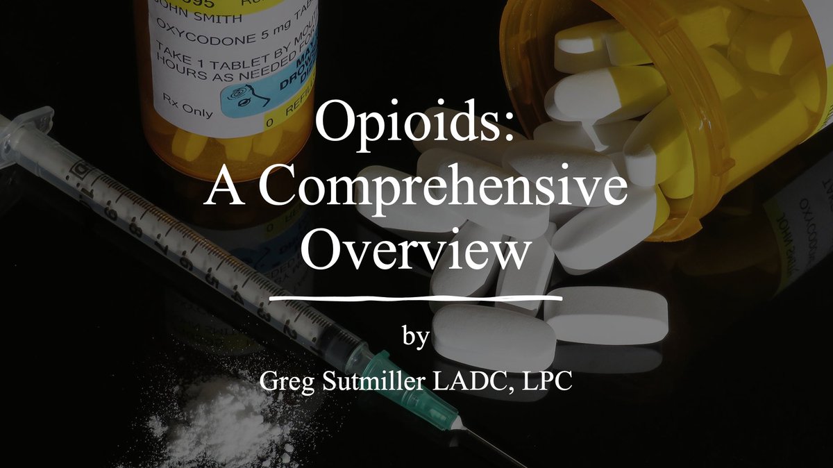 EvolutionMHS's tweet photo. OPIOIDS: A COMPREHENSIVE OVERVIEW
Presented by Greg Sutmiller MS, LPC, LADC/MH
Friday, April 24, 2026
8:30am to 12pm
3 hrs CE (Including 3 hrs Drug and Alcohol Specific for LADC)
$45
See more information and how to register here: https://t.co/zwJhKMmba0 https://t.co/exB9CkgvOM