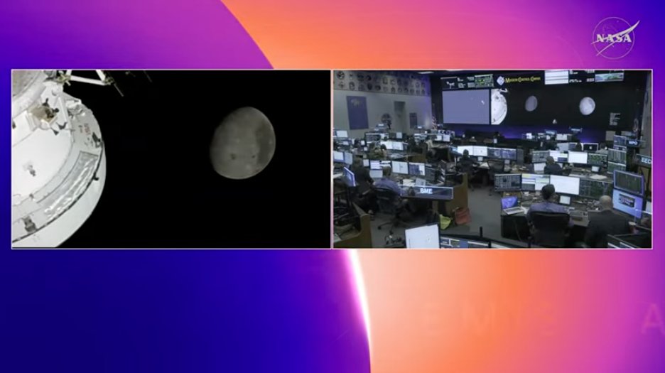 CoinDesk's tweet image. Crypto: To the moon!

@NASA Artemis II: Ok, we're in.