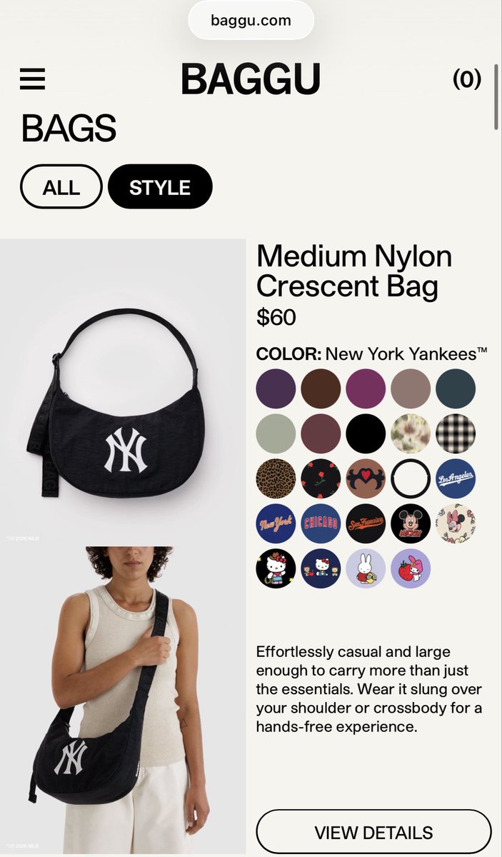 cherhorowiz's tweet image. do i already have 3 baggus? yes. do i need this yankee one as a 4th? also yes