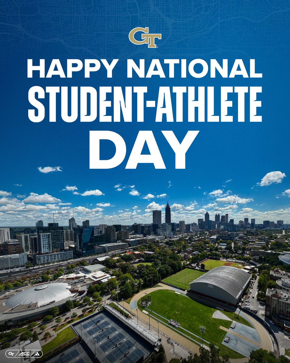 GTAthletics's tweet photo. Celebrating our Yellow Jackets 🥳

We're proud to recognize the academic and athletic achievements of our student-athletes❕

#StingEm 🐝 https://t.co/YQJ1vTeHmR