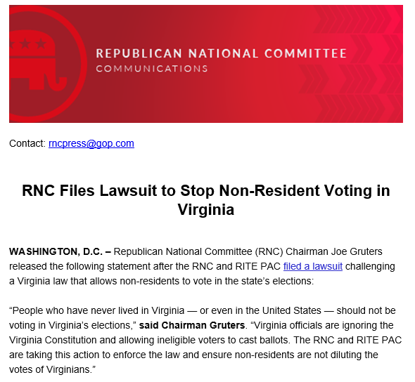 RNC Election Integrity tweet media