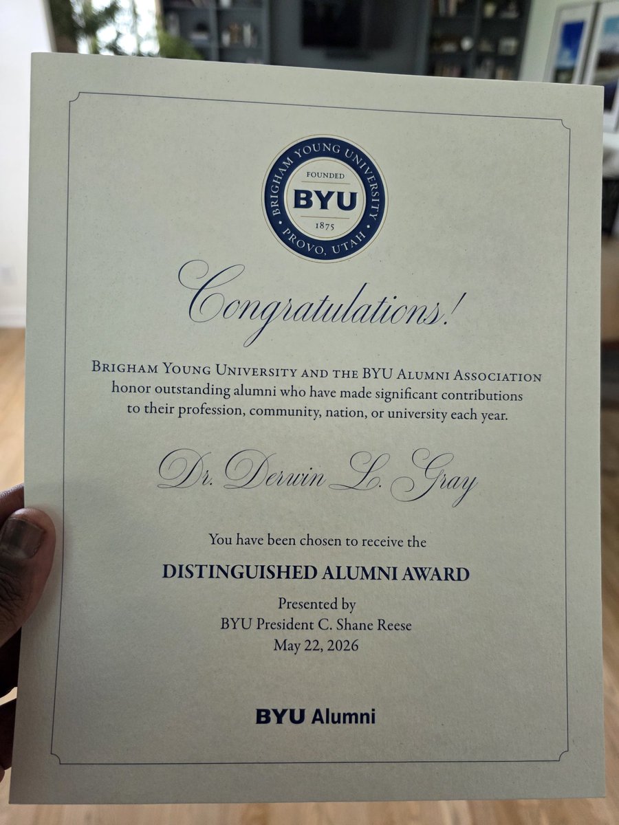 Dr. Derwin L. Gray tweet media