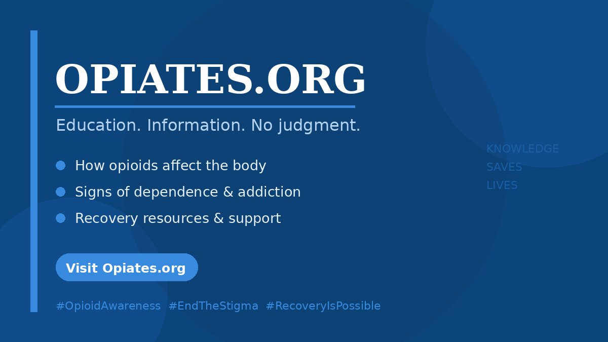 opiates's tweet image. The opioid crisis didn't end. We just stopped talking about it.

Opiates.org is a free, unbiased educational resource for anyone who needs answers — no judgment, no agenda. Just facts.

🔗 

#OpioidAwareness #EndTheStigma #RecoveryIsPossible