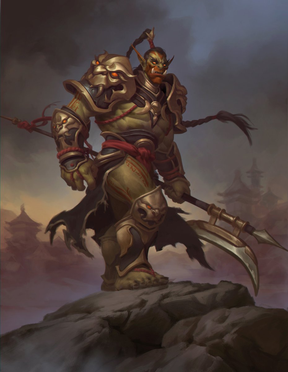 Orc painting for fun

#worldofwarcraft