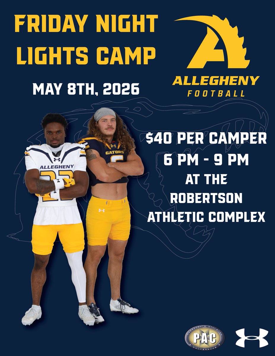 Allegheny Football tweet media