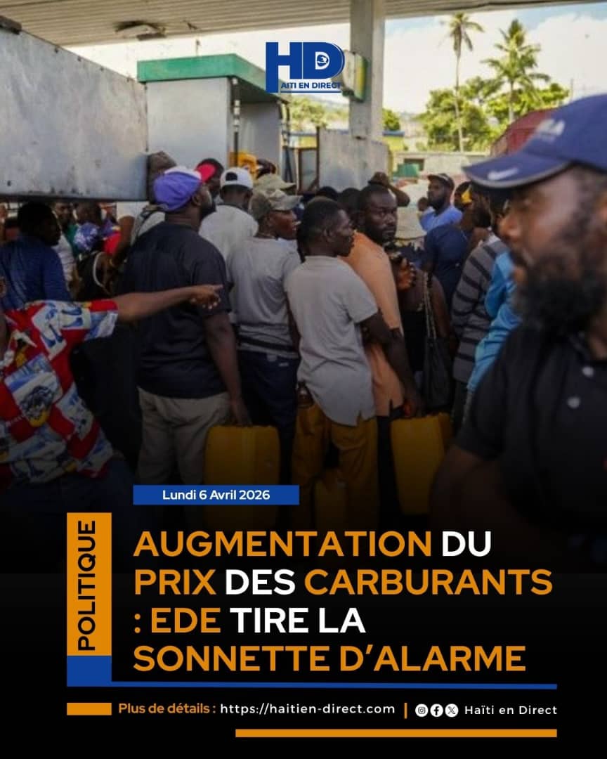 direct_Haiti's tweet photo. Le Parti Les Engagés pour le Développement (EDE) a exprimé, le 6 avril 2026, sa vive inquiétude face à la hausse des prix des produits pétroliers en Haïti. En effet, la gazoline a augmenté de 29 %, tandis que le diesel et le kérosène ont connu une hausse de 37 %. 

Lire la suite⤵️

https://t.co/xY8siSoE1L