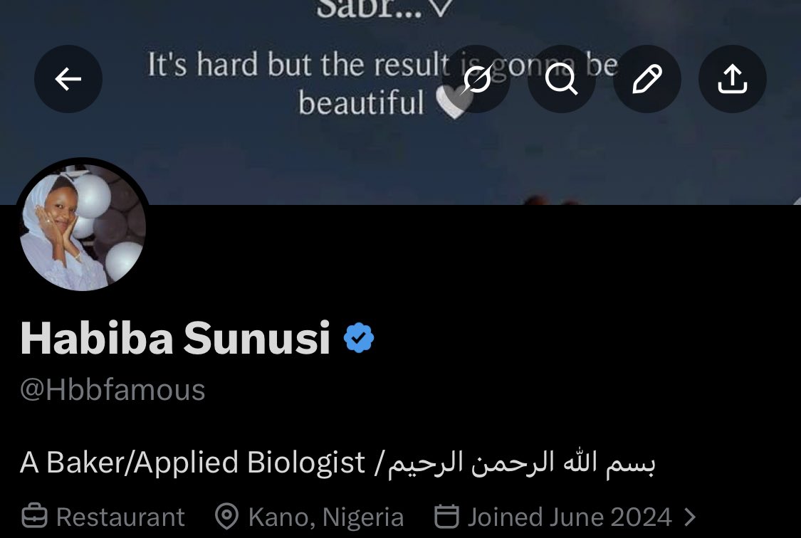 Habiba Sunusi tweet media