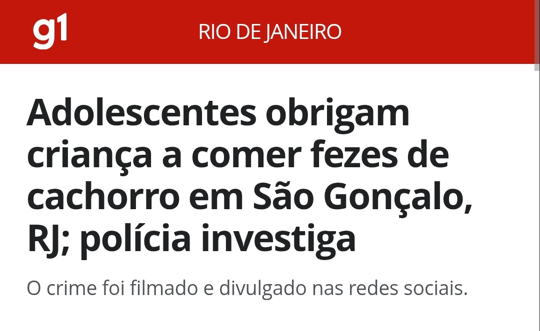 É inaceitável a agressão à criança em São Gonçalo! Bullying não é brincadeira, é assunto sério! Cobrarei rigor na investigação e punição dos responsáveis. Nossos jovens merecem proteção e um ambiente seguro para crescer.