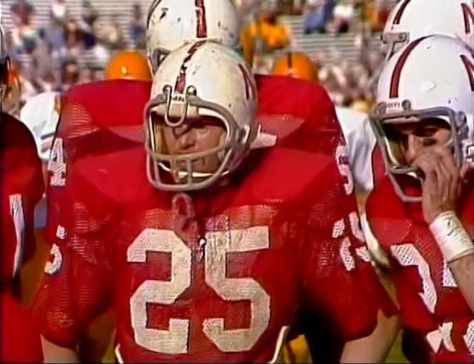 The helmet of a fullback.