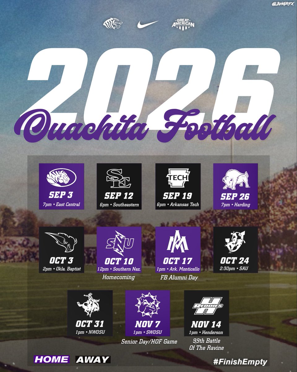 Ouachita Football tweet media