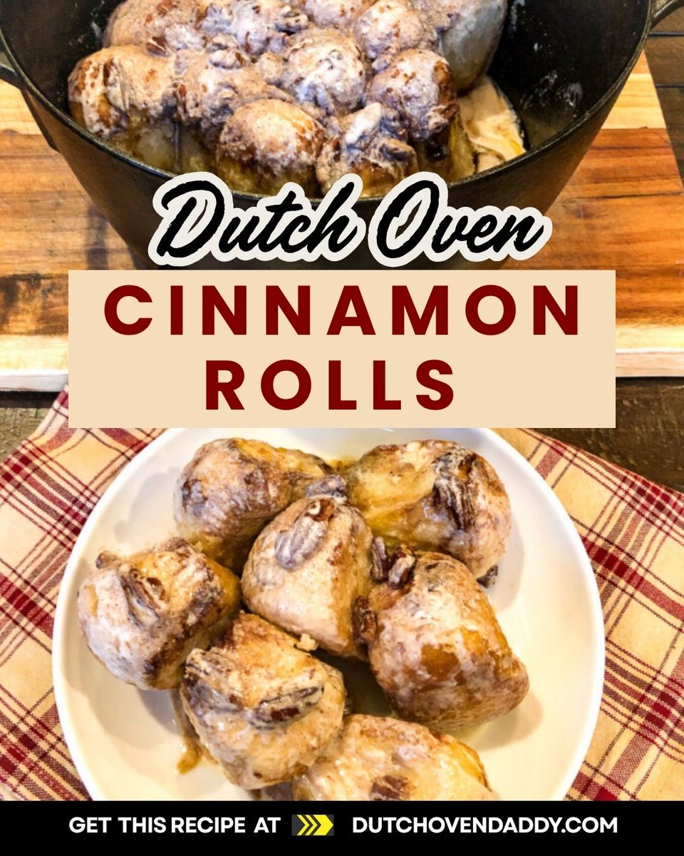 dutchovendaddy's tweet image. 🌀☕ Get the Recipe: dutchovendaddy.com/dutch-oven-cin…
Dutch Oven Cinnamon Rolls are soft, fluffy, and perfectly spiced for a cozy weekend morning or sweet afternoon treat.

#CinnamonRolls #WeekendBaking #SweetTreats #HomeCooking #BakingAtHome #SpringBaking