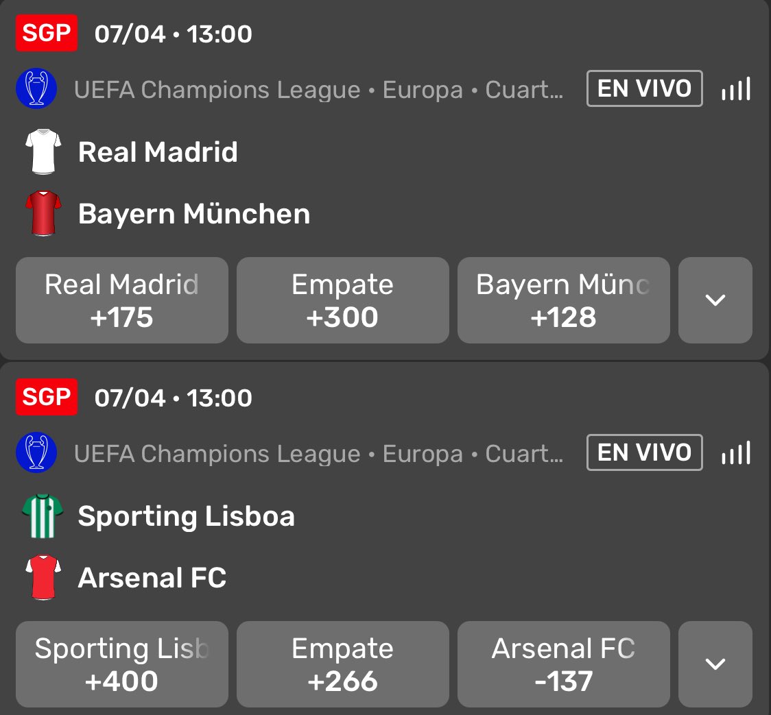 ¡Sobrinos, claro que hay 🎁 para hoy!

Regalaré 5 bonos para los que le den Like, RT y comenten con el HT #Playdoit    cómo armarán su Parlay para mañana. 

Así de fácil, así de sencillo, los ganadores tendrán que seguirme.