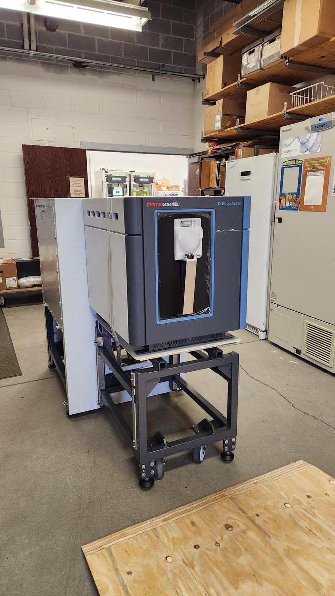 BiotechUNL's tweet photo. We’re excited to share that the box held a new @thermosci Orbitrap Astral for our @PMF_UNLBiotech Core. 

We are currently setting it up and running calibration checks to get it ready for use.
We’ll be sharing more about its capabilities soon! https://t.co/XSYqQtT93Q