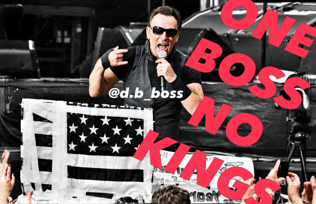 BDoltri's tweet image. ONE BOSS
NO KINGS

❤️🎸🇺🇸🎷🇮🇹❤️🚂🚫👑❤️
📸 : Geoff Robinson 

#FromItalyForBruce
#NoKings
#NoWar
#OneBoss
#TheBoss
#Springsteen
#SpringsteenTour2026
#BruceSpringsteen 
#LOHADTour
#April6
#6Aprile