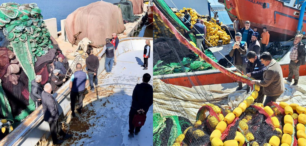 bsgmtr's tweet photo. 🐟 Mavi yüzgeçli orkinos av sezonu öncesinde, 2026-2028 Genelgesi kapsamında başvuran ve teknik şartları sağlayan balıkçı gemilerinin av donanımı ve ağ ölçümleri tamamlanarak mevzuata uygunlukları denetlendi.

⛴️ Sürdürülebilir balıkçılık hedefiyle yürütülen çalışmalar kıyı illerimizde tamamlandı.

@TCTarim