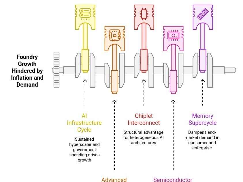 New Research: IDC forecasts global 8-inch wafer capacity to decline approximately 3 percent year-over-year in 2026 as TSMC and Samsung rationalize legacy lines. buff.ly/1q2VcAy

#Semiconductor #GPU #CPU #Trends