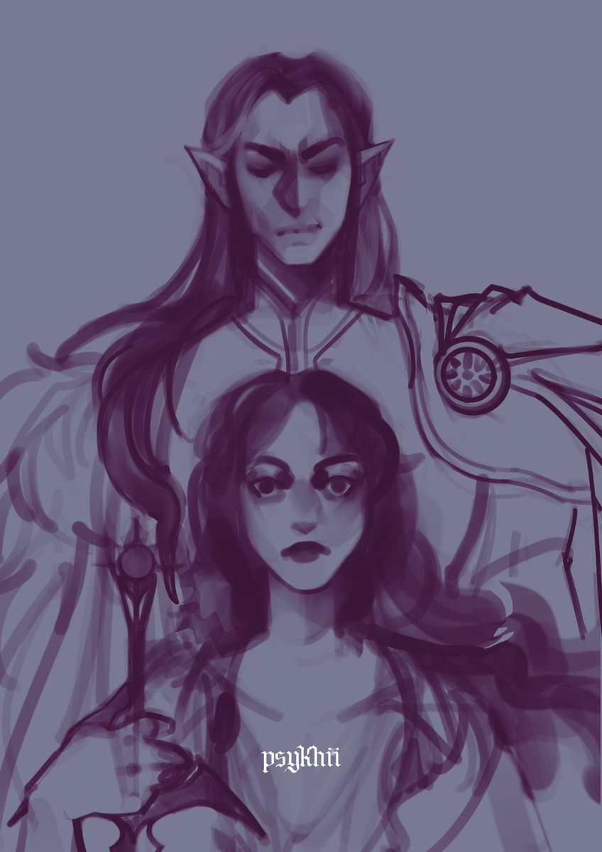 psykhii_'s tweet image. good morning, barovia! 🔮🩸🧛🏻 #curseofstrahd #ireenakolyana #strahd