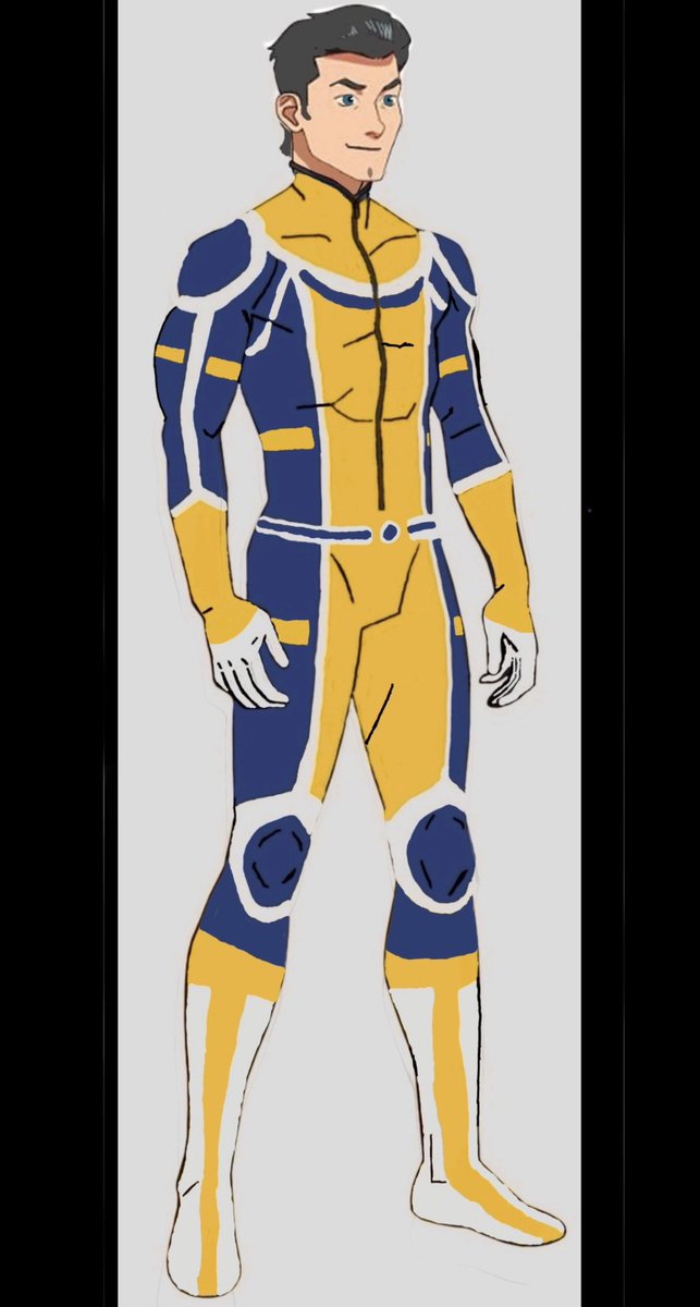 Chester8884's tweet photo. @noodle_7520 Maybe next time if you can, make him look like Mark in an immortal redesign suit.  Kinda like this https://t.co/0urPEe9fAG
