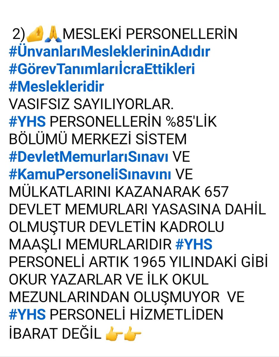 Fetaysabanc2's tweet photo. 1965 YILINDA OLUŞTURULMUŞ OLAN #YardımcıHizmetlerSınıfı STATÜYÜ OLUŞTURAN YASAL PUROSÜDÜRLER GÜNCELLENMELİ VE DÜZENLENMELİDİR 2005/2026 HERSEÇİMDEN ÖNCE SÖZ VERDİNİZ SYN @RTErdogan @dbdevletbahceli @Akparti @MhpTbmmGrubu @isikhanvedat @MemurSenKonf @OnderKahveci @memetsimsek 👇 https://t.co/9WuWBfGkNb