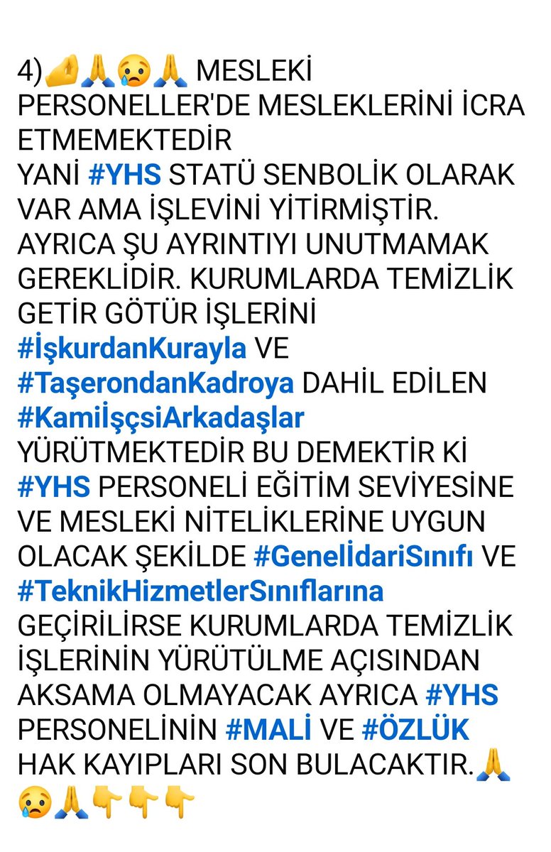 Fetaysabanc2's tweet photo. 1965 YILINDA OLUŞTURULMUŞ OLAN #YardımcıHizmetlerSınıfı STATÜYÜ OLUŞTURAN YASAL PUROSÜDÜRLER GÜNCELLENMELİ VE DÜZENLENMELİDİR 2005/2026 HERSEÇİMDEN ÖNCE SÖZ VERDİNİZ SYN @RTErdogan @dbdevletbahceli @Akparti @MhpTbmmGrubu @isikhanvedat @MemurSenKonf @OnderKahveci @memetsimsek 👇 https://t.co/9WuWBfGkNb