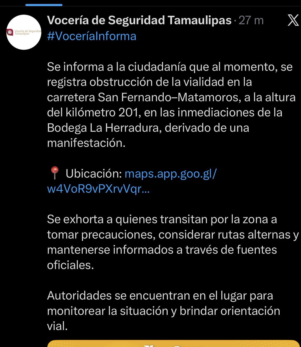 DIANA_INFO7's tweet image. Confirman bloqueos en carretera #SanFernando - #Matamoros  de #Tamaulipas por agricultores 👇