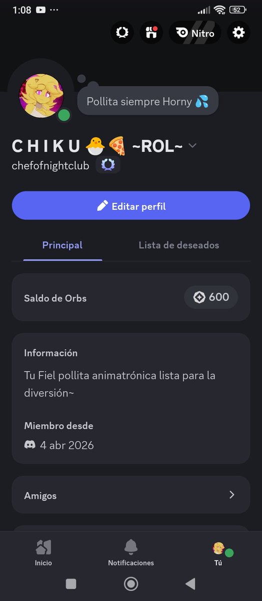 quintusluts's tweet photo. Me acabo de hacer una cuenta de discord por si me cierran la cuenta o si gustan rolear ahi~ https://t.co/kvqvX6LGYb