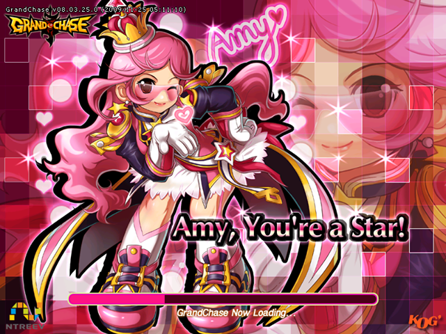grandchaseacerv's tweet photo. Tela de carregamento, lançamento da Amy Supertar (Starlet) — Grand Chase (2009) https://t.co/v2qowNCORp