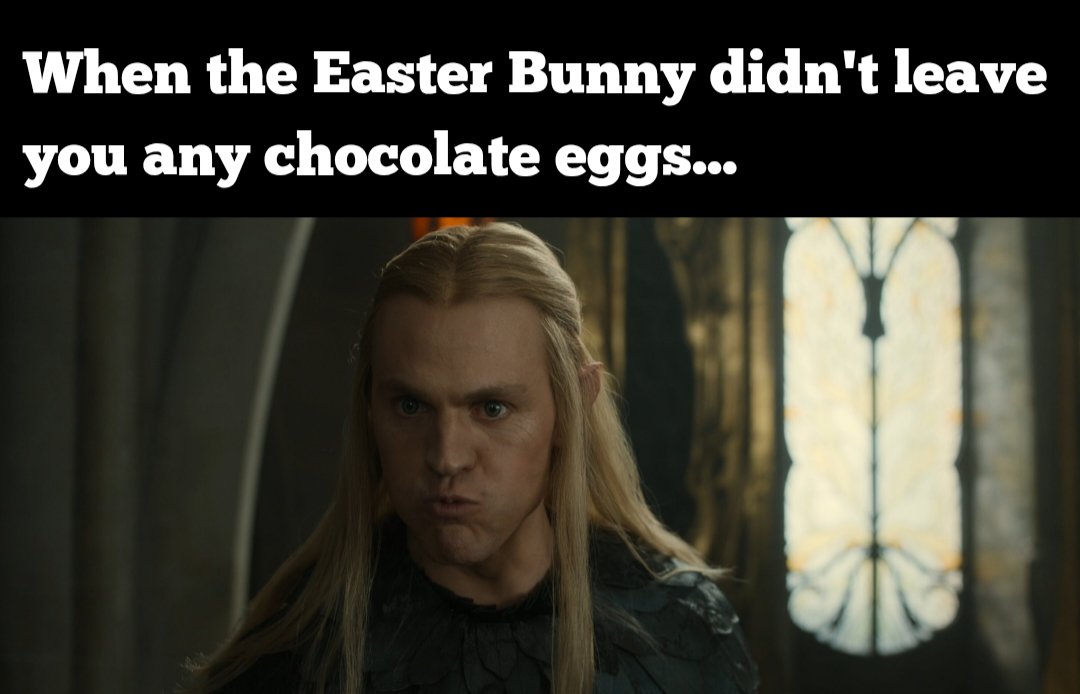 FellowshipFans's tweet image. No Easter Eggs for Sauron this year🐰🪺

#MemeMonday #EasterMonday #HappyEaster
