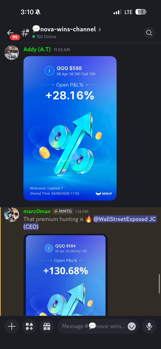 ExposedWall's tweet photo. All I do is win win win no matter what 

WE ARE WINNING IN THE NOVA ROOM (my discord server) 

SAC BALNCE $4,159 up 300% since we started ($1,000) https://t.co/J4Bmw84MvU