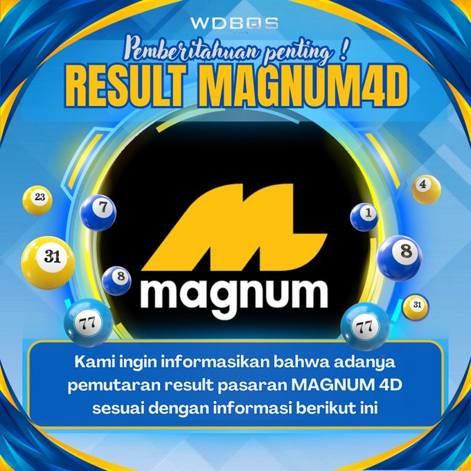 wdbos282's tweet photo. Yth, Member Setia WDBOS,
Kami informasikan bahwa pada Hari Selasa, 07 April 2026 pemutaran Result MAGNUM4D dibuka. Untuk jam tutup Result/Bet closed adalah pada pukul 18.10 WIB dan Buka pasaran/Result pukul 18.40 WIB. Terima kasih atas perhatiannya. https://t.co/CwpFcDQt0Y