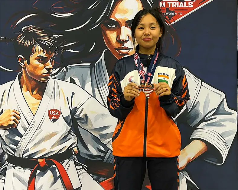 arunachaltimes_'s tweet image. (Lipin Ete wins gold, silver at USA Open)
#LipinEte #USAOpen #Karate 
The Arunachal Times - arunachaltimes.in/index.php/2026…