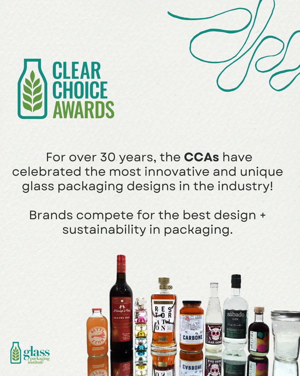 ChooseGlass's tweet photo. GPI is now accepting applications for the Clear Choice Awards, which recognize brands and manufacturers doing meaningful work with glass packaging. If your team is using glass to advance innovation, we encourage you to apply. 

Learn more at: https://t.co/bhLeaEJtOW https://t.co/NtXoXfhPr1