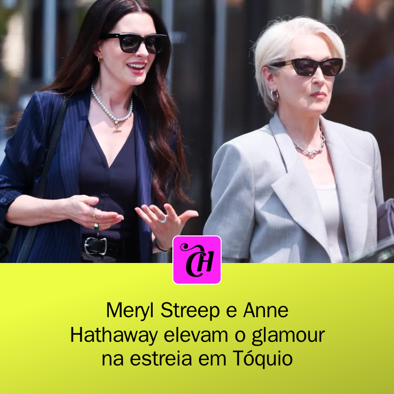 CAPRICHO's tweet image. 🚨✨ Meryl Streep e Anne Hathaway arrasam em Tóquio! A sequência de 'O Diabo Veste Prada 2' promete ser um sucesso! Confira os looks de tirar o fôlego das estrelas na estreia do evento em Roppongi Hills! #ODiaboVestePrada2 #Estreia #Glamour

mrf.lu/g3Zf