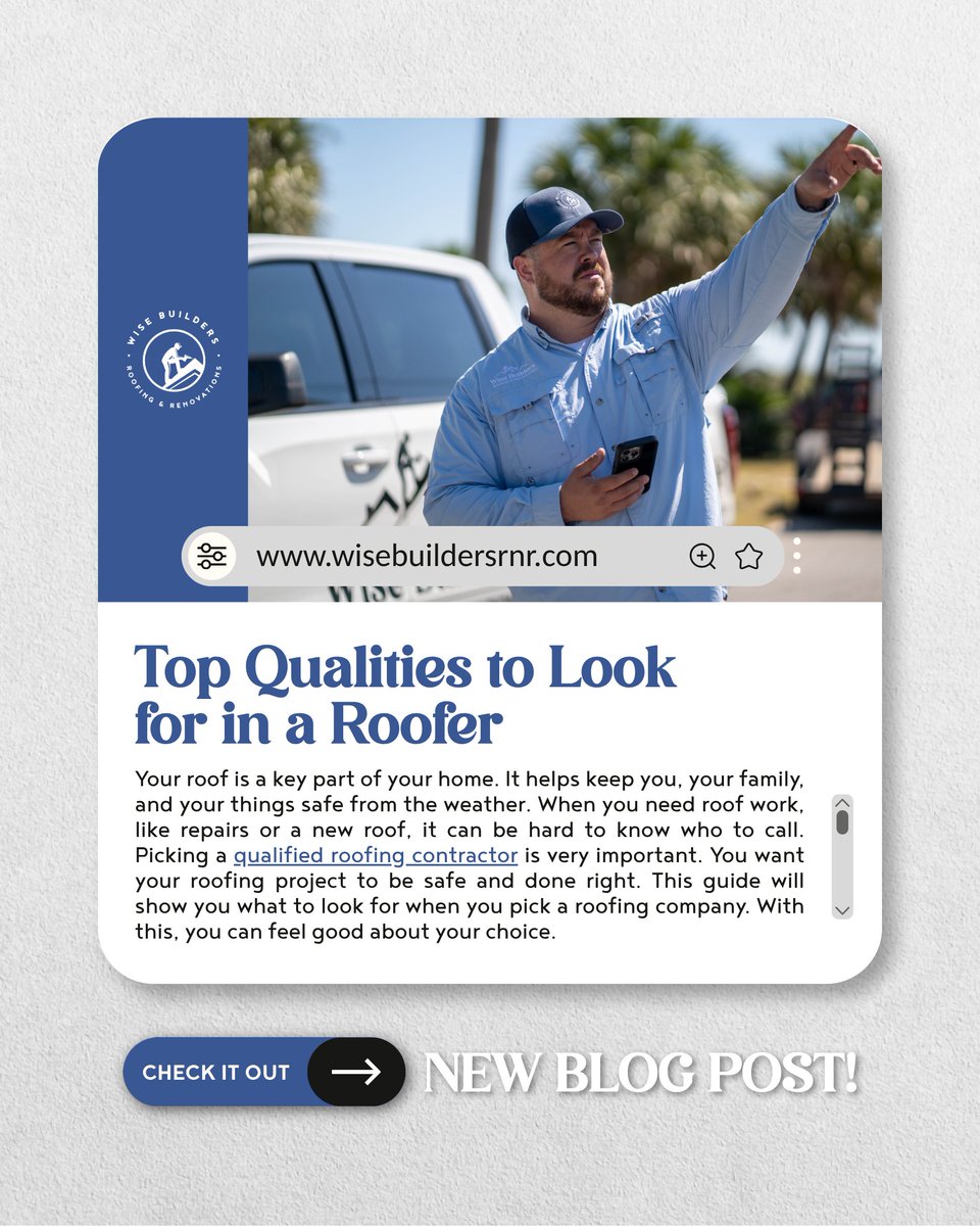 wisebuildersrnr's tweet photo. 👉 Read our latest blog to discover the top qualities every homeowner should look for before hiring a roofer:
https://t.co/7zYhKFhFGp

#WiseChoice #HomeImprovement #RoofingTips #WiseBuilders #HomeProtection https://t.co/qVkkUCqYru