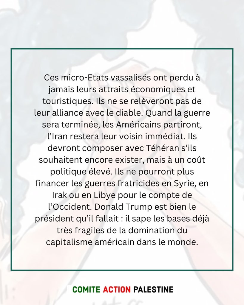 Comité Action Palestine tweet media