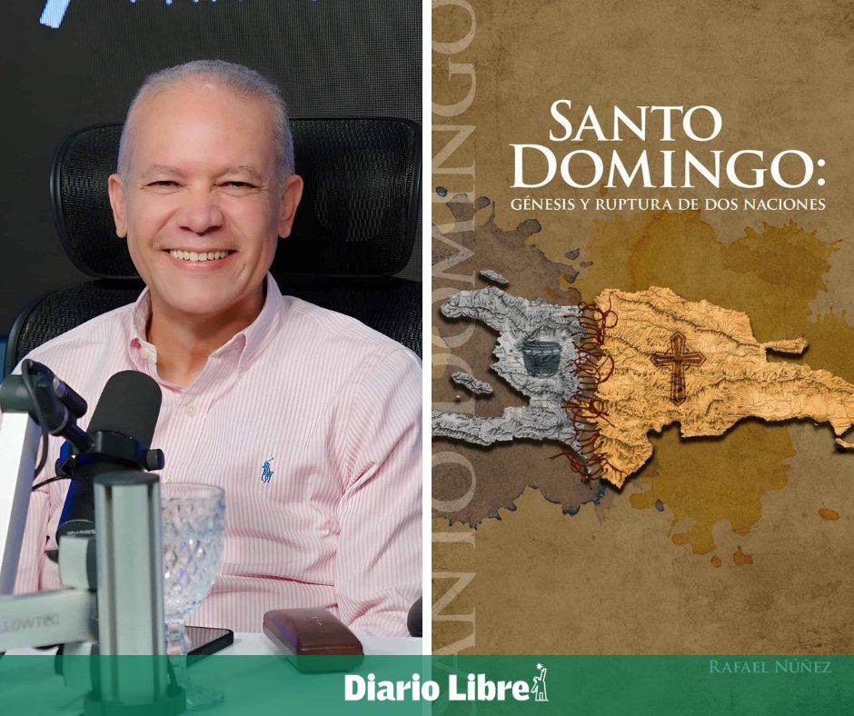 DiarioLibre's tweet photo. 🎭 | #CulturaDL | ¿Cómo La Española devino en dos naciones? Rafael Núñez presenta “Santo Domingo: génesis y ruptura de dos naciones” el 14 de abril

🔗https://t.co/om5HpWbf1m

#DiarioLibre #Noticias #SantoDomingo #HistoriaDominicana #RafaelNunez #EventoCultural https://t.co/Ku3uG5r5Aq