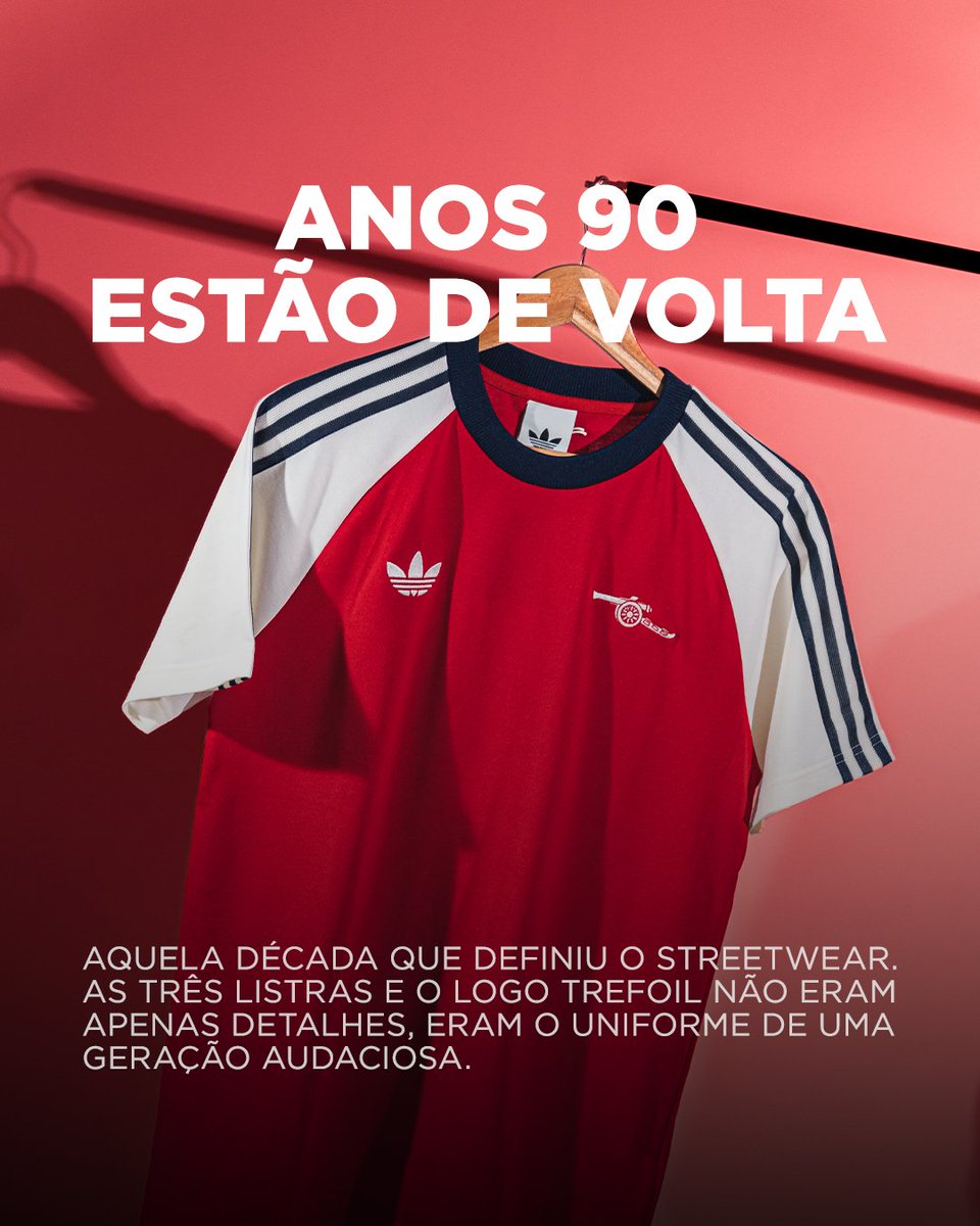 futfanatics's tweet photo. A Adidas Originals resgata a essência dos anos 90 com identidade e respeito ao meio ambiente.
São camisas, jaquetas e blusas pesadas que é claro que você encontra na Fut.
Bora colecionar?! 🛒
https://t.co/oD9yr0sRgl
#AdidasOriginals #Anos90 #RetroStyle #FutFanatics https://t.co/CTkaZlg5HB