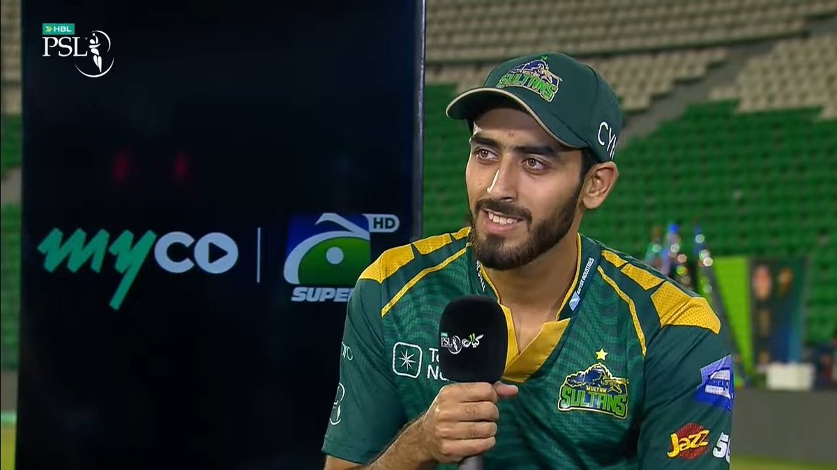 CallMeSheri1_'s tweet photo. Arafat Minhas said, "I remember the series against the World XI at Gaddafi Stadium, 8-9 years ago. My father brought Sameer and me & we watched a game here. Today, playing here in front of him and making him proud, that’s all I can say. Hopefully, we will continue to perform like this." ❤️