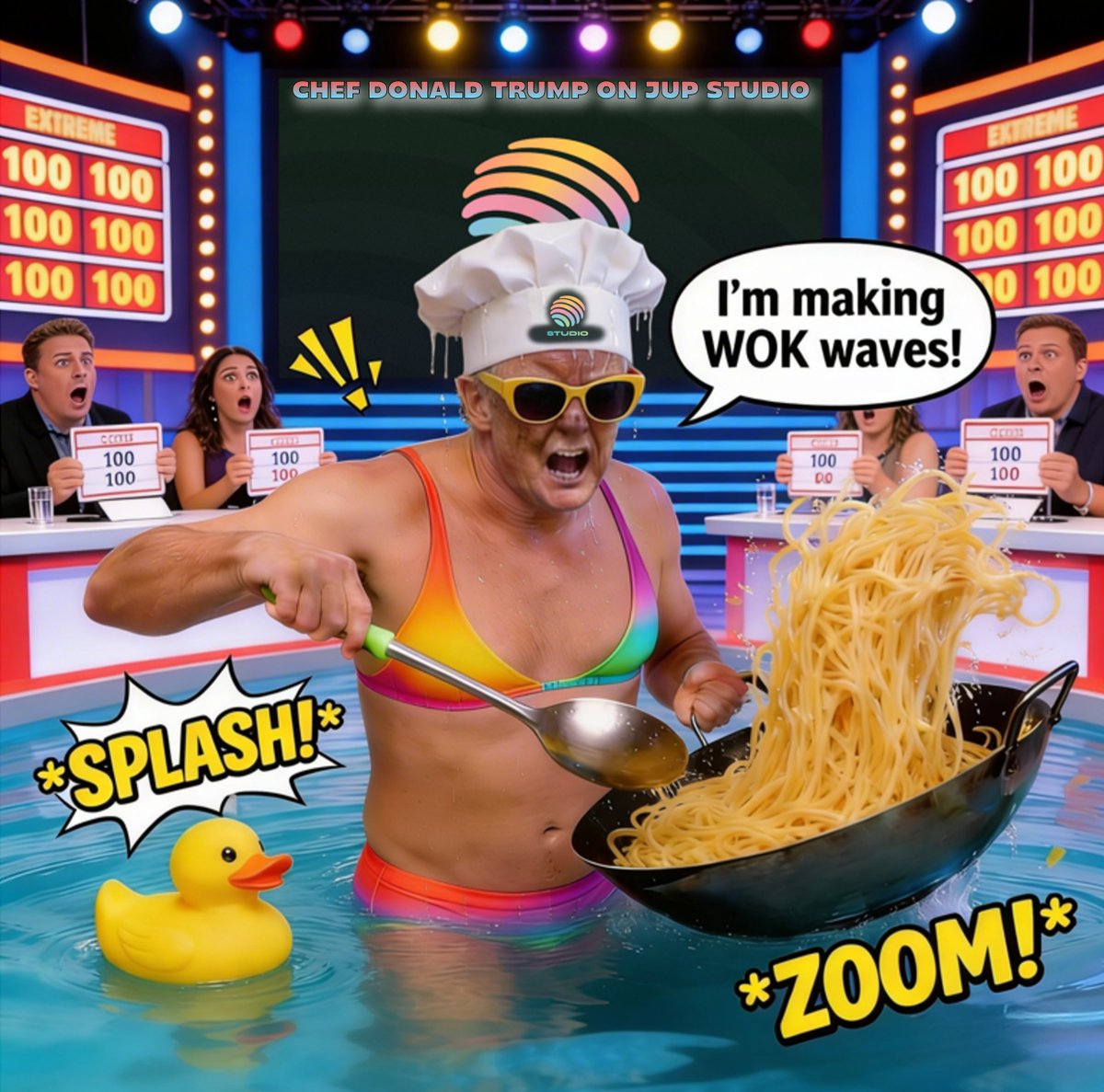 Keongbalapkendu's tweet photo. @jup_studio
This is the dumbest meme ever
With a combination of jup studio and Donal trump cooking
Hope you like it
#JupStudio #Solana https://t.co/nA8HgjotLg
