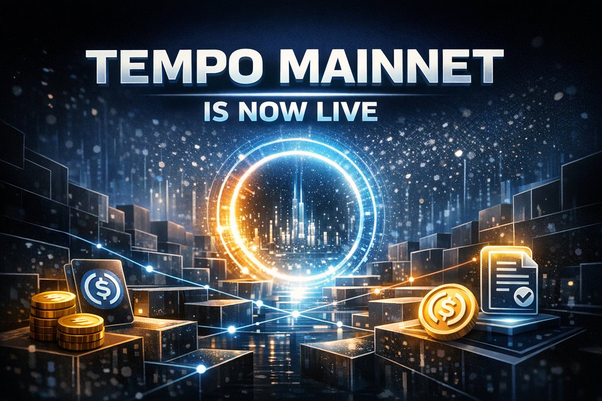 ⚫️ Stay Active on Tempo Mainnet

With over $500M raised, Tempo is entering mainnet with strong attention and a low barrier to entry.

For anyone looking to explore the ecosystem early, here are the key actions:

• Bridge to Tempo (Gas: USDC)
🔗 onchaingm.com/bridge
🔗