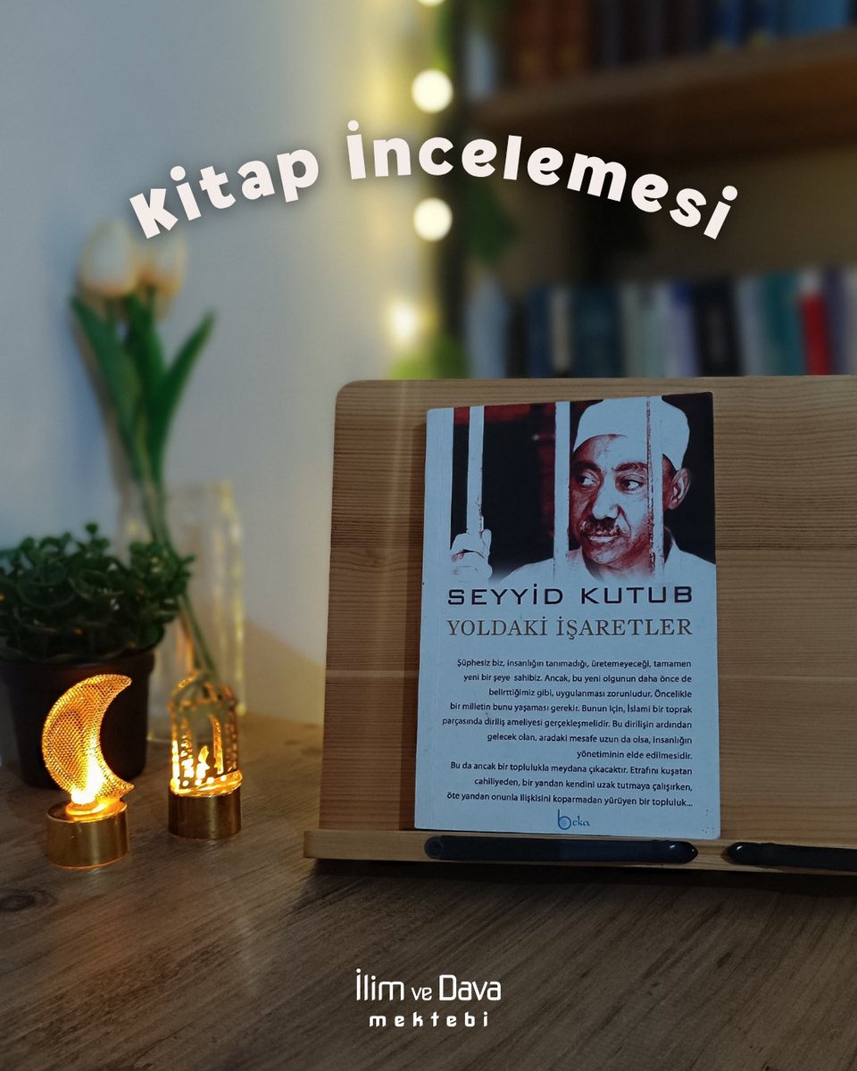 📚 Yoldaki İşaretler, Mısırlı düşünür Seyyid Kutub tarafından kaleme alınmış ve İslam düşünce tarihinde en çok tartışılan, en çok okunan eserlerden biri kabul edilen önemli bir kitaptır. Arapça özgün adı “Ma‘âlim fi’t-Tarîk” olan bu eser yalnızca bir kitap değil; aynı zamanda bir
